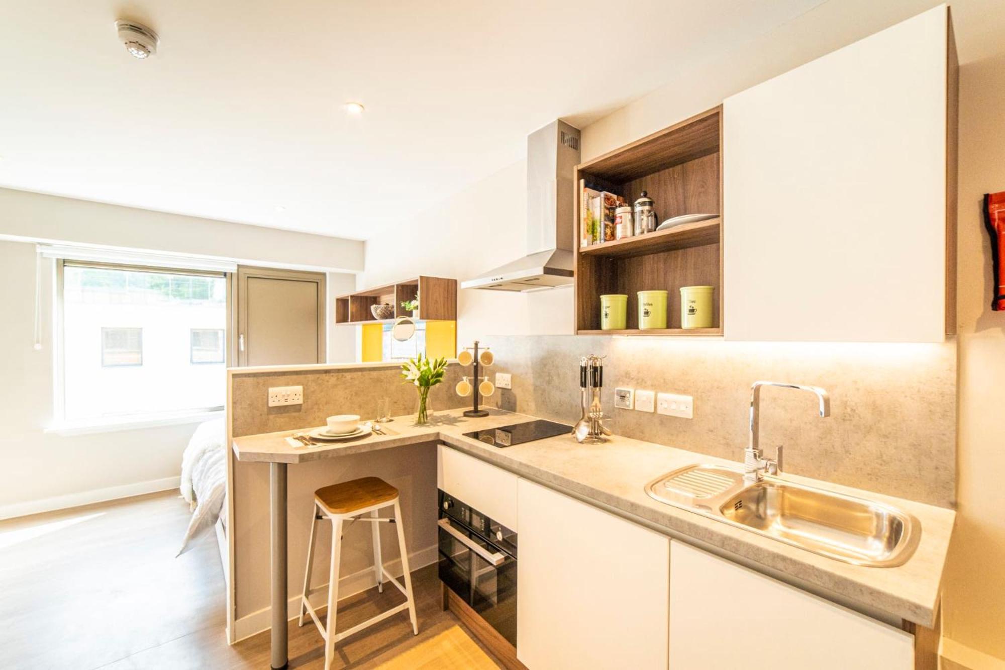 Stylish Studio Accommodations With Kitchen At Brewer'S Court In Edinburgh Dış mekan fotoğraf